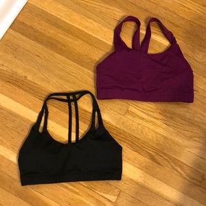 Lot of 2 montiel sports bras